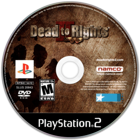 Dead to Rights II - Disc Image