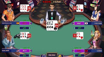 Super Blackjack Battle 2 Turbo Edition: The Card Warriors - Screenshot - Gameplay Image