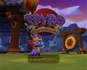 Spyro: Enter the Dragonfly - Screenshot - Game Title Image