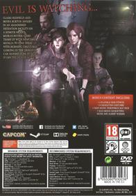 Resident Evil: Revelations 2 - Box - Back Image