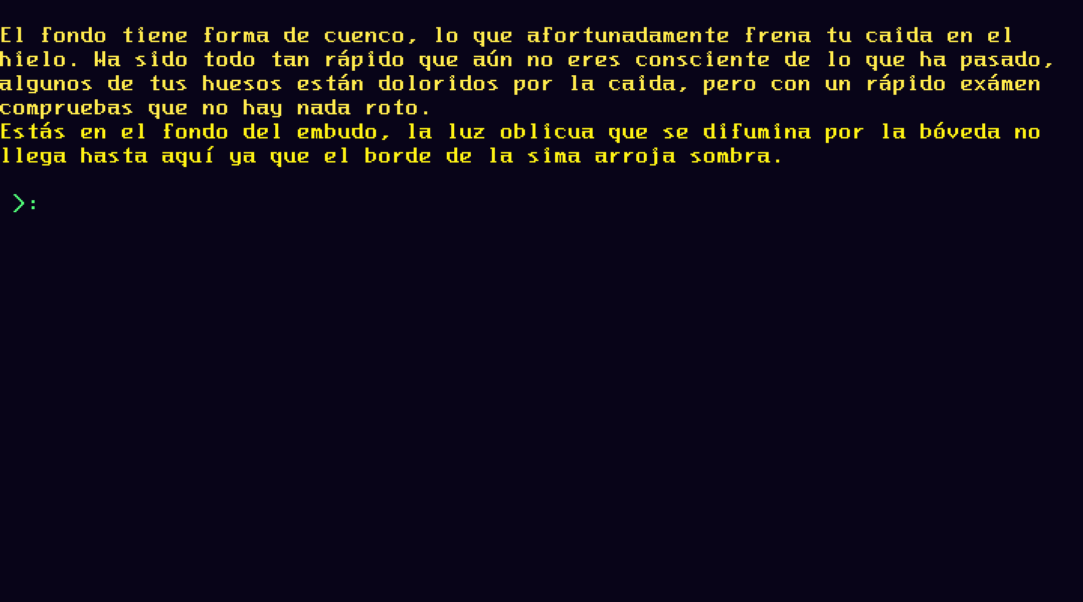 En la Sima del Buho Maldito