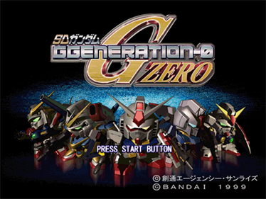 SD Gundam G Generation Zero - Screenshot - Game Title Image