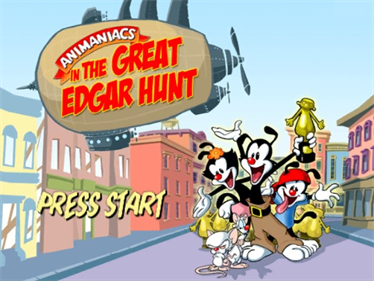 Animaniacs: The Great Edgar Hunt - Screenshot - Game Title Image