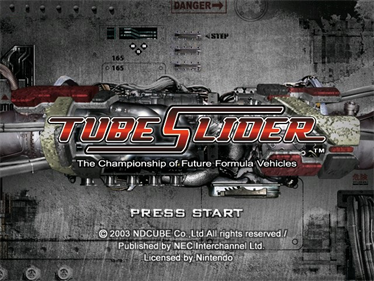 Tube Slider: The Championship of Future Formula - Screenshot - Game Title Image