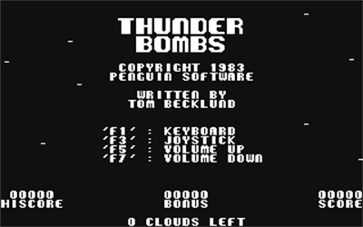 Thunder Bombs - Screenshot - Game Title Image