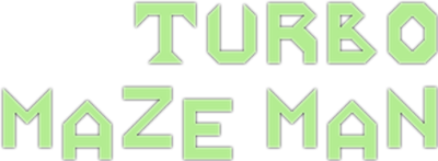 Turbo Maze Man - Clear Logo Image