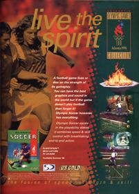 Olympic Soccer - Advertisement Flyer - Front Image