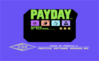 Pay Day - Screenshot - Game Select Image