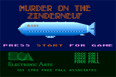 Murder on the Zinderneuf - Screenshot - Game Title Image