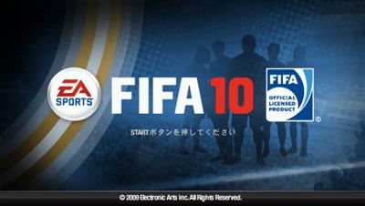 FIFA Soccer 10 - Screenshot - Game Title Image
