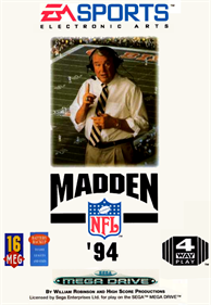 Madden NFL '94 - Box - Front Image