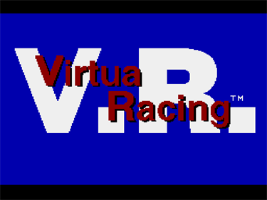 Virtua Racing - Screenshot - Game Title Image