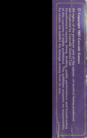 Dungeon Adventure (Cascade Games) - Box - Back Image