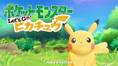 Pokémon: Let's Go, Pikachu! - Screenshot - Game Title Image