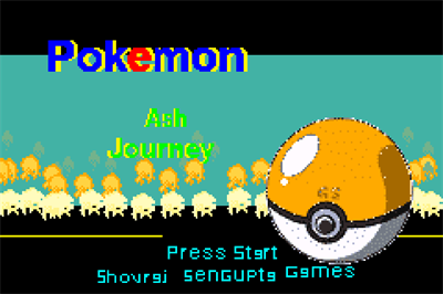 Pokémon Ash Journey - Screenshot - Game Title Image