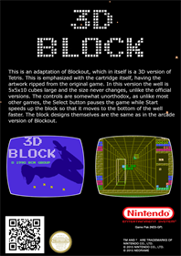 3D Block - Fanart - Box - Back Image