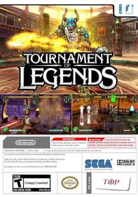 Tournament of Legends - Box - Back Image