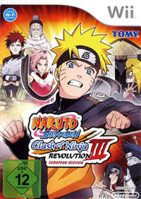 Naruto Shippuden: Clash of Ninja Revolution III - Box - Front Image