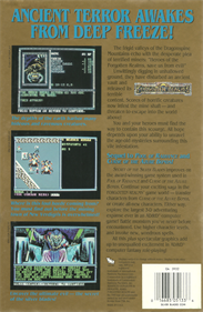 Advanced Dungeons & Dragons: Secret of the Silver Blades - Box - Back Image