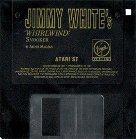 Jimmy White's Whirlwind Snooker - Disc Image