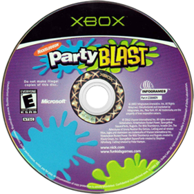 Nickelodeon Party Blast - Disc Image