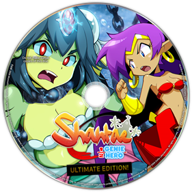 Shantae: Half-Genie Hero Ultimate Edition - Fanart - Disc Image