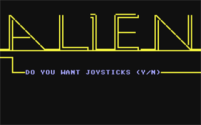 Alien (Personal Computer News) - Screenshot - Game Title Image