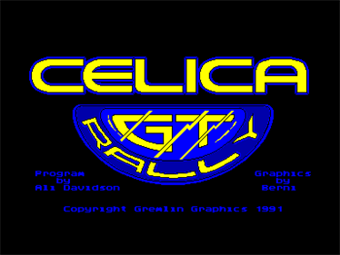 Toyota Celica GT Rally - Screenshot - Game Title Image