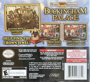 Hidden Mysteries: Buckingham Palace: Secrets of Kings and Queens - Box - Back Image