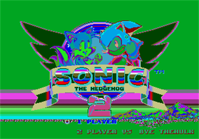 Sonic in Paynt - Screenshot - Game Title Image