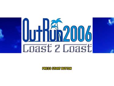 OutRun 2006: Coast 2 Coast - Screenshot - Game Title Image