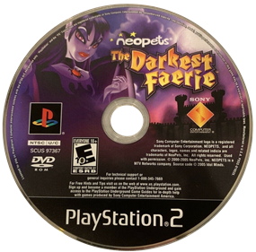 Neopets: The Darkest Faerie - Disc Image