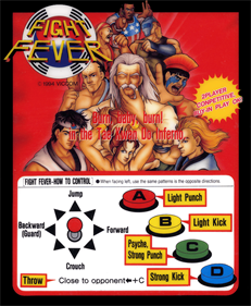 Fight Fever - Arcade - Controls Information Image