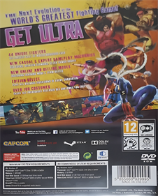 Ultra Street Fighter IV - Box - Back Image