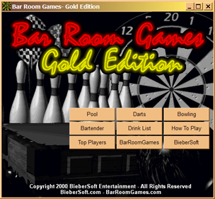 Bar Room Games: Gold Edition - Screenshot - Game Title Image