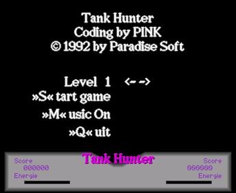 Tank Hunter - Screenshot - Game Title Image