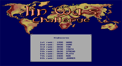 Lin Wu's Challenge - Screenshot - High Scores Image