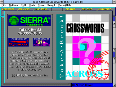 Take a Break! Crosswords - Screenshot - Game Title Image