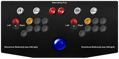Super Moon Cresta - Arcade - Controls Information Image