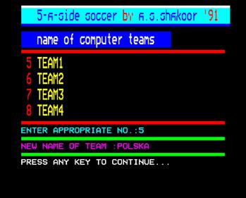 5-A-Side Soccer - Screenshot - Gameplay Image