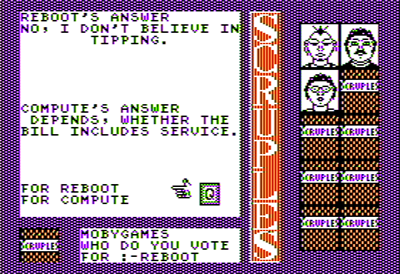 A Question of Scruples: The Computer Edition - Screenshot - Gameplay Image