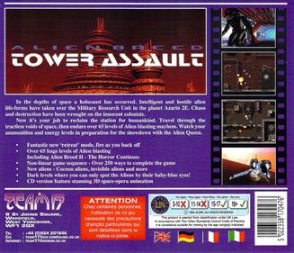 Alien Breed: Tower Assault - Box - Back Image