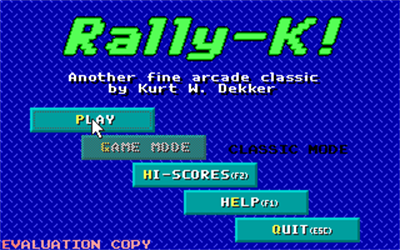 Rally-K - Screenshot - Game Title Image