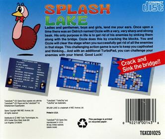 Splash Lake - Box - Back Image