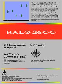 Halo 2600 - Box - Back Image