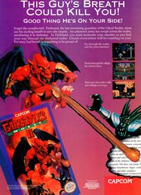 Gargoyle's Quest II - Advertisement Flyer - Front Image