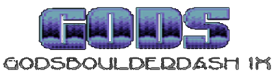 Gods Boulder Dash 9 - Clear Logo Image