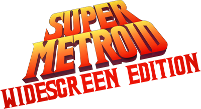 Super Metroid: Widescreen Edition - Clear Logo Image