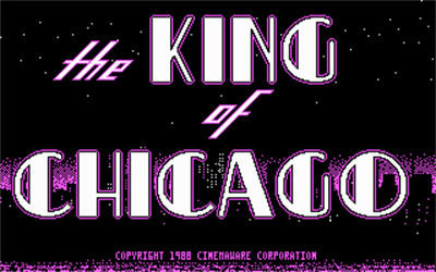 The King of Chicago - Screenshot - Game Title Image