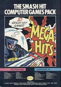 10 Mega Hits - Advertisement Flyer - Front Image